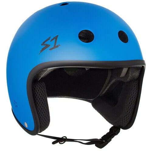 S-One Helmet Retro Lifer Cyan Matte | S1 Helmets Australia